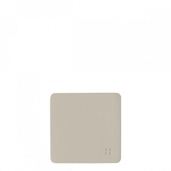 Sola Glasuntersetzer eckig PVC Sand 10x10 cm - Elements Ambiente