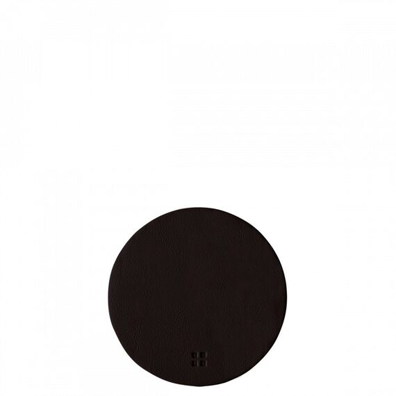 Sola Glasuntersetzer rund PVC schwarz ø 11 cm - Elements Ambiente