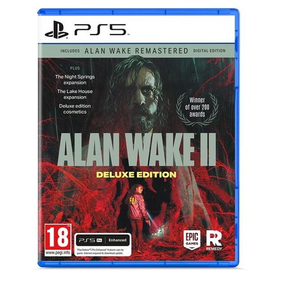 GAME Alan Wake 2 Deluxe Vereinfachtes Chinesisch, Traditionelles Chinesisch, Deutsch, Englisch, Spanisch, Mexikanisches Spanisch, Italienisch, Koreanisch, Polnisch, POR-BRA, Russisch, Ukrainisch PlayStation 5