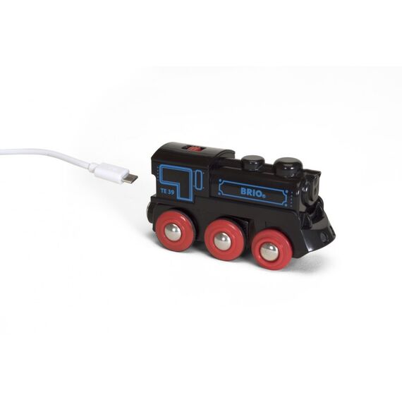 BRIO Schwarze Akku-Lok mit Mini-USB