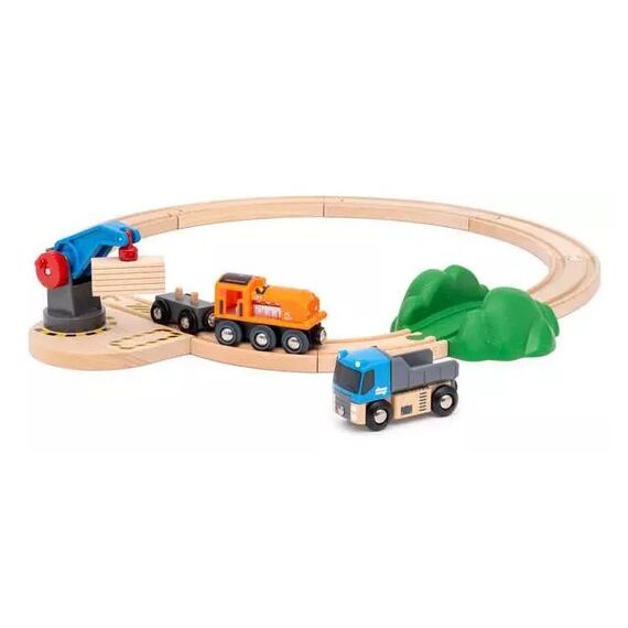 BRIO World Train Set Starter Lift & Load Set, 2 image