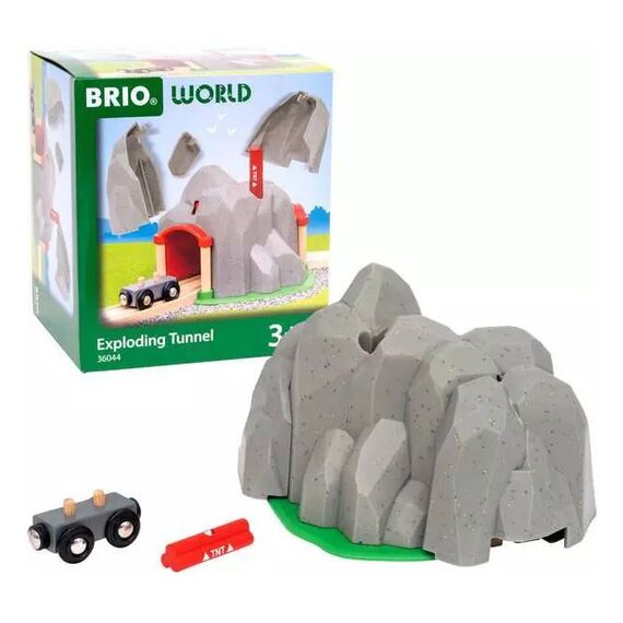 BRIO World Train Set Exploding Tunnel, 2 image