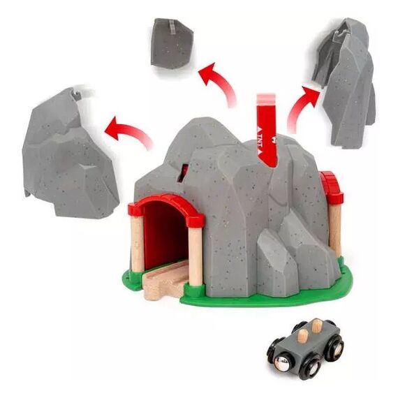 BRIO World Train Set Exploding Tunnel, 6 image