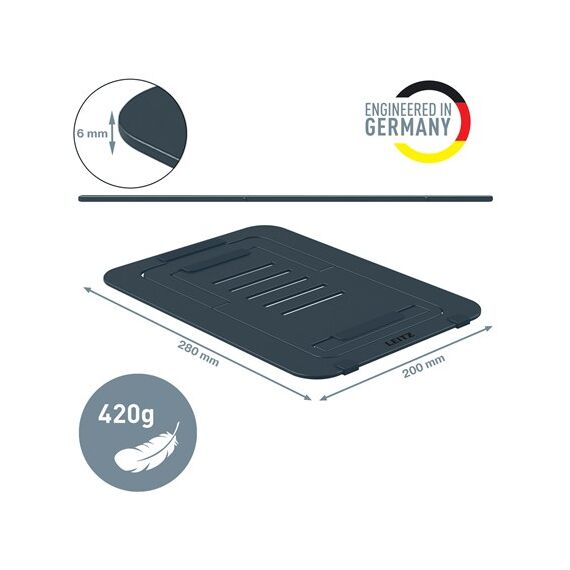 Leitz 63460089 laptop-ständer Laptop- & Tablet-Arm Dunkles Grau 43,2 cm (17"), 6 image