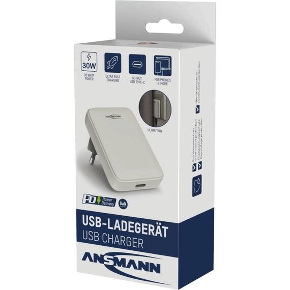 Ansmann 1001-0173 Ladegerät für Mobilgeräte Handy, Laptop, Smartphone Grau, Weiß AC Schnellladung Drinnen, 2 image