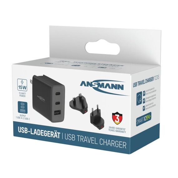 Ansmann TC315 Universal Schwarz AC Drinnen, 4 image