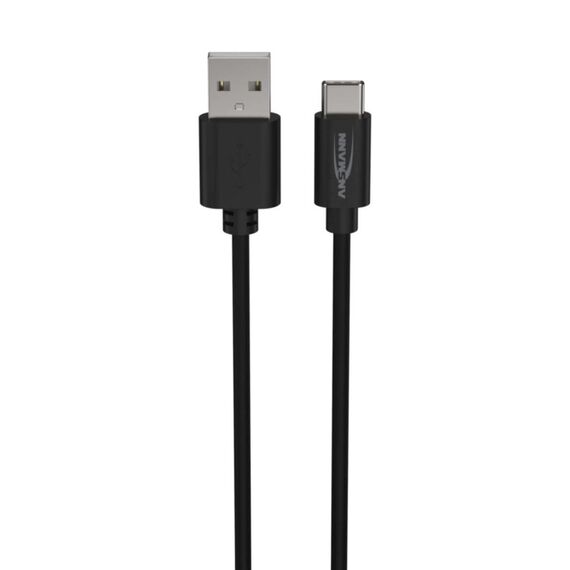 Ansmann 1700-0130 USB Kabel 1 m USB A USB C 0,48 Gbit/s Schwarz