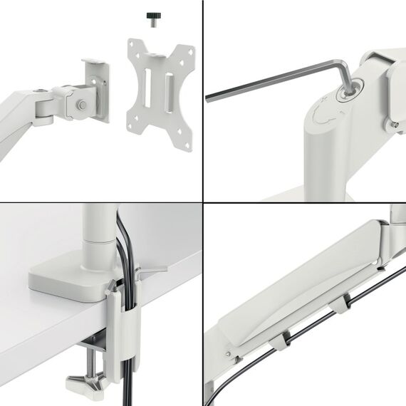Leitz 64890085 Flachbildschirm-Tischhalterung 81,3 cm (32") Tisch/Bank Grau, 5 image
