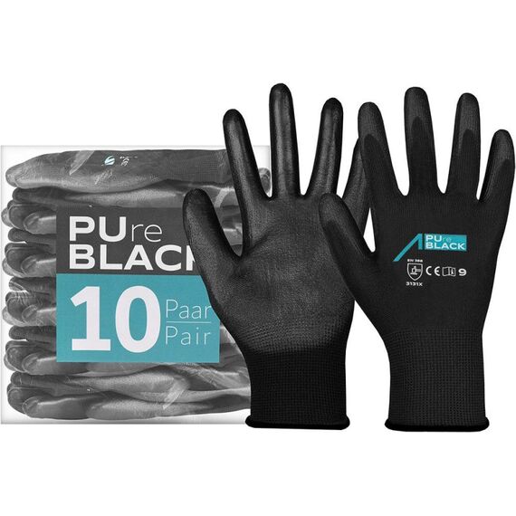 ACE 676303 Werkstatthandschuhe Schwarz Polyester 1 Stück(e)