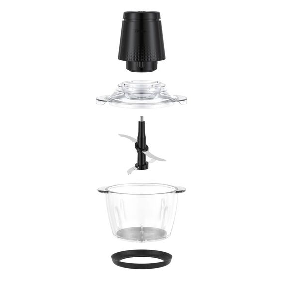 Trisa Chop Noir 1,2 l 400 W Schwarz, Transparent, 3 image