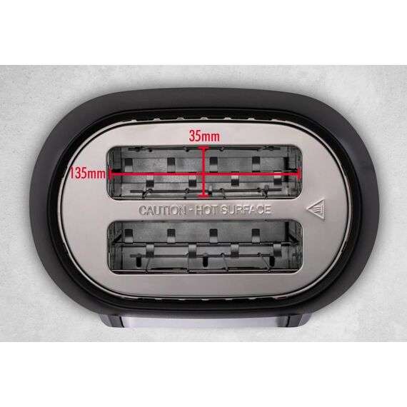 Trisa Toast IT! 2 Scheibe(n) 800 W Schwarz, 4 image