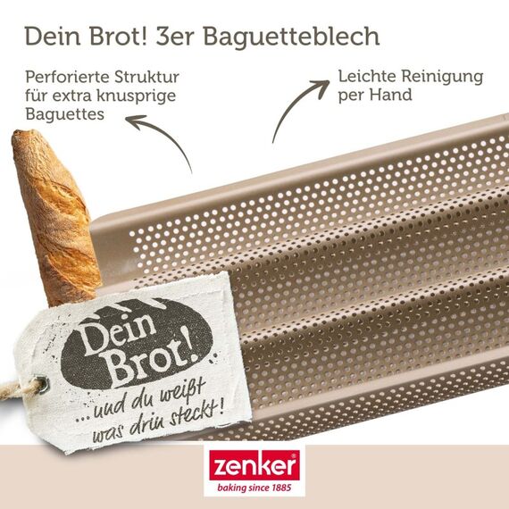 Zenker 7314 Baguette-Form 1 Stück(e), 4 image