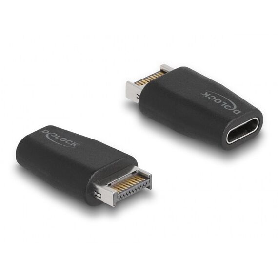 DeLOCK Adapter USB 10 Gbps Typ-E Key A Stecker zu USB Type-C Buchse schwarz