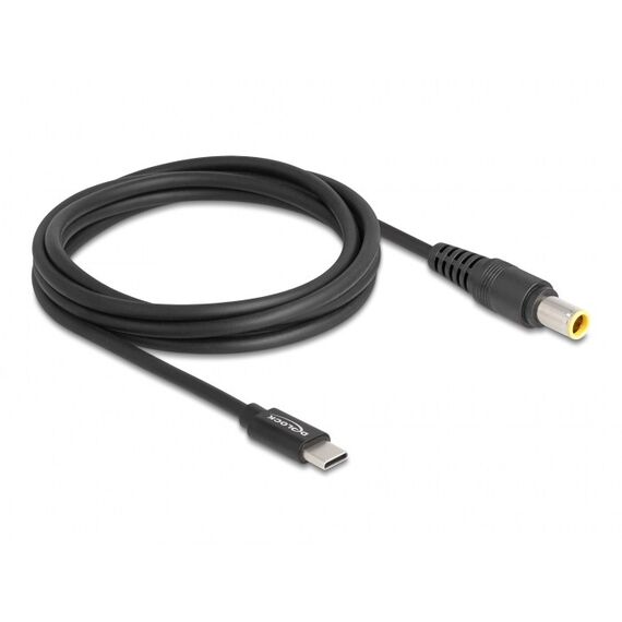 DeLOCK Notebook Ladekabel USB Type-C Stecker zu IBM 7,9 x 5,5 mm Stecker