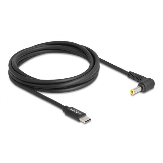 DeLOCK Notebook Ladekabel USB Type-C Stecker zu Samsung 5,5 x 3,0 mm Stecker