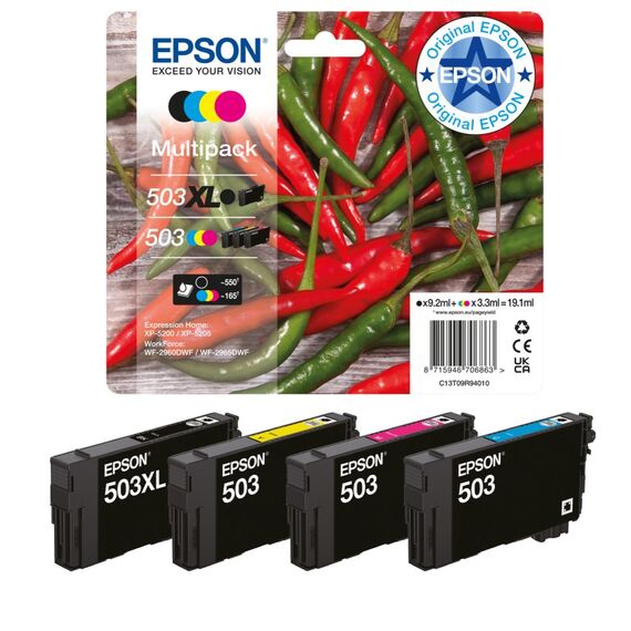 Epson Singlepack Cyan 503 Ink, 8 image