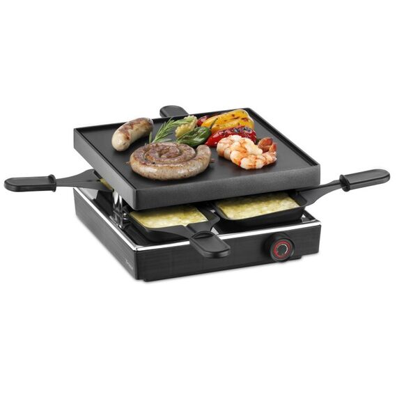 Trisa Style 4 Raclette Grill 4 Person(en) 750 W Schwarz, Edelstahl