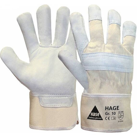 ACE 761306 Handschutz Werkstatthandschuhe Beige Leder 12 Stück(e)