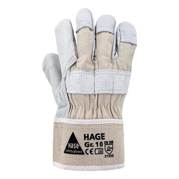ACE 761306 Handschutz Werkstatthandschuhe Beige Leder 12 Stück(e), 3 image