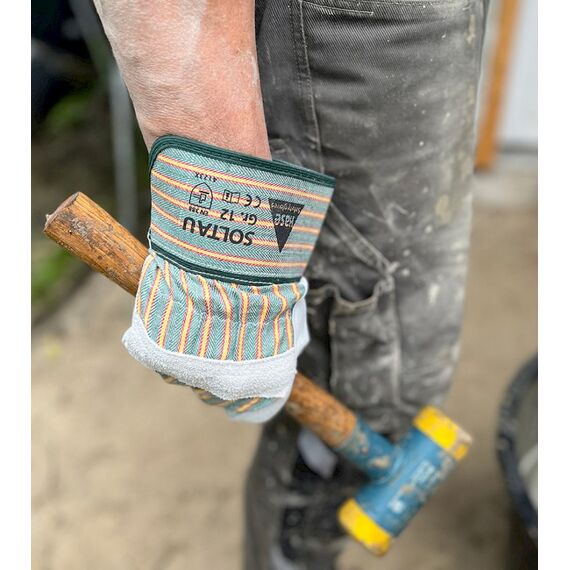 ACE 761324 Handschutz Werkstatthandschuhe Grün, Gelb Leder 1 Stück(e), 4 image