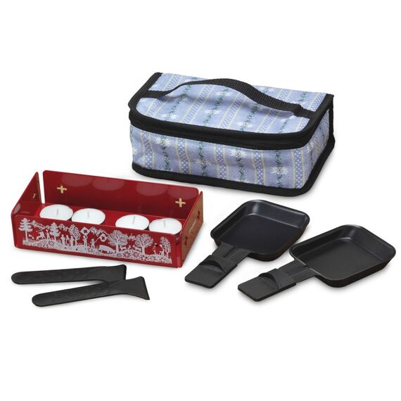 Trisa Explore the Alps Raclette Grill 2 Person(en) Schwarz, Rot