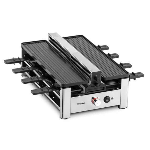 Trisa Pure Melt Raclette Grill 8 Person(en) 1500 W Schwarz, Silber