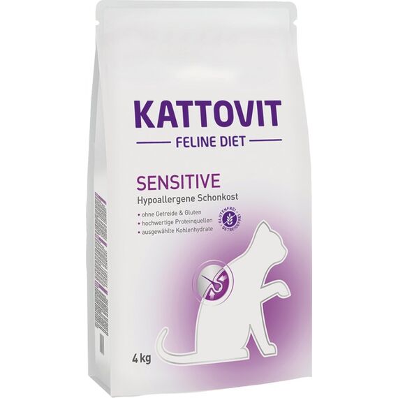 Kattovit Sensitive 4kg Katzen-Trockenfutter Adult