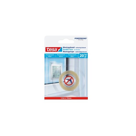 TESA 77740-00000 Montageband & -etikett 1,5 m