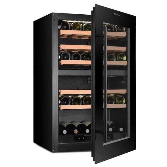 Trisa 7807.6845 Weinkühler Weinkühler mit Kompressor Integriert Schwarz 42 Flasche(n)