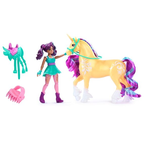 Unicorn Academy Ava und Einhorn Leaf Set - ca. 12 cm, 5 image