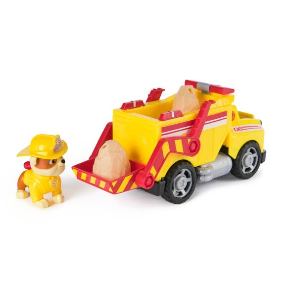 PAW Patrol Fire Rescue - Rubbles Rettungs-Truck mit Schaufel und Geschossen sowie Rubble Hundefigur, 3 image