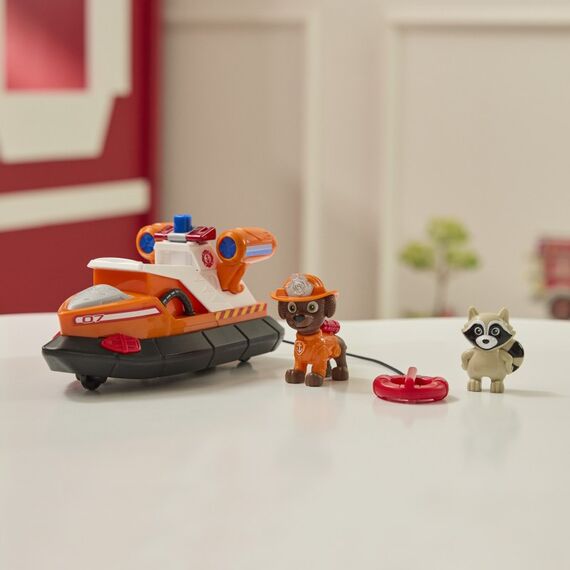 PAW Patrol Fire Rescue - Zumas Rettungsboot mit Zuma Hundefigur und Waschbärenfigur, 6 image