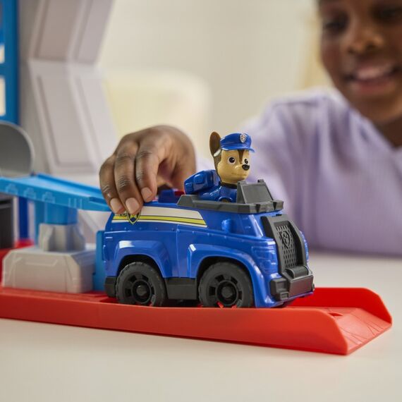 PAW Patrol - Lookout Tower, über 50 cm hoch, Hauptquartier Spielset mit 1 Basis Polizei-Fahrzeug, 2 Chase Figuren und Zubehör, 9 image