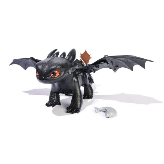 DreamWorks Dragons Drachenzähmen leicht gemacht - Interaktive Drachenfigur Ohnezahn mit LIcht- & Soundeffekten, Trainings- und Spielfunktionen