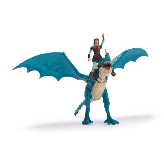 DreamWorks Dragons Drachenzähmen leicht gemacht - Wikinger & Drachen Actionfiguren-Set, Sturmpfeil & Astrid, 4 image