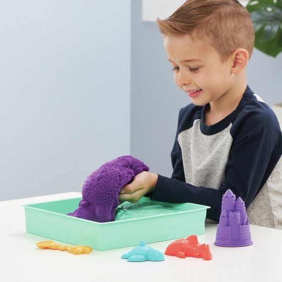 Kinetic Sand Sandbox Set mit 454 g lila, 2 image