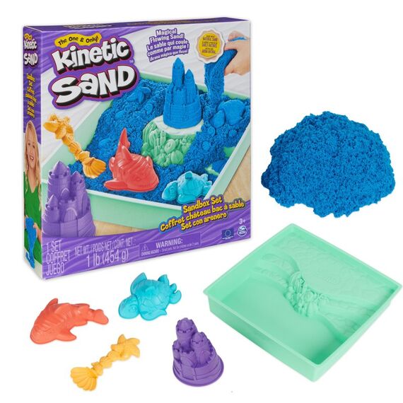 Kinetic Sand Sandbox Set Blau