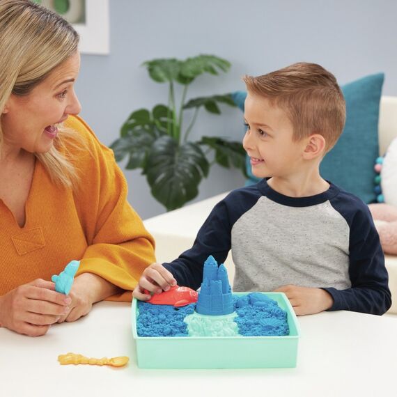Kinetic Sand Sandbox Set Blau, 5 image