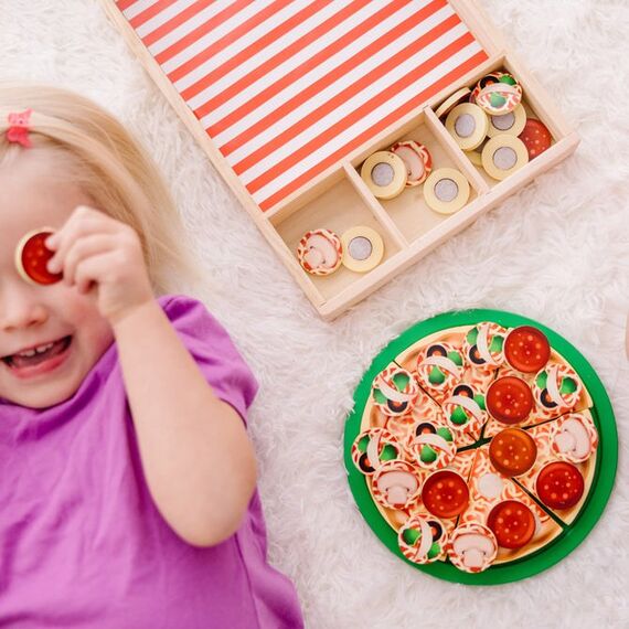 Melissa & Doug Wooden Pizza Party, 7 image