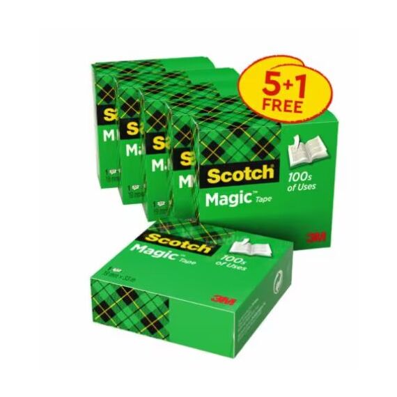 Scotch 7100054673 33 m Acryl Transparent 6 Stück(e), 2 image