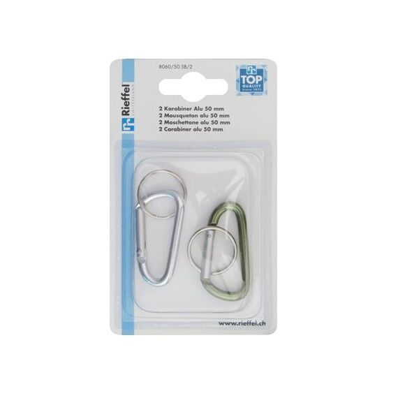 Rieffel 8060/50 SB/2 Schlüsselanhänger Grün, Silber 1 Stück(e)