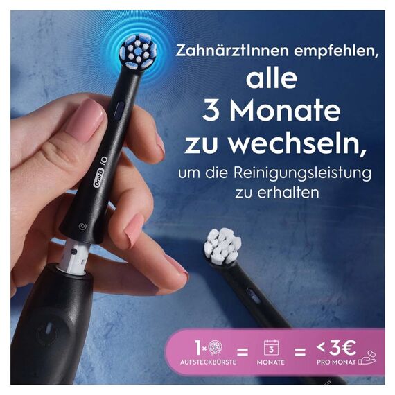 Oral-B 194631 Elektrischer Zahnbürstenkopf 4 Stück(e) Schwarz, 4 image