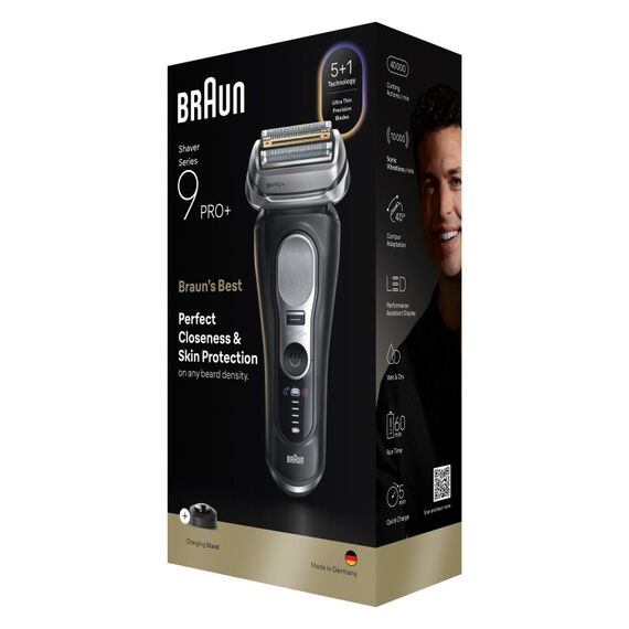 Braun Series 9 Pro+ 9610S Elektrorasierer Folienschaber Trimmer Schwarz, 3 image