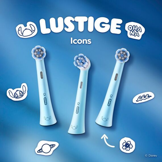 Oral-B iO Kids 6+ Disney Stitch Aufsteckbürsten, 2 Stück, 8 image