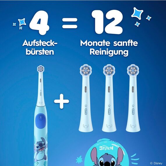 Oral-B iO Kids 6+ Disney Stitch Aufsteckbürsten, 2 Stück, 10 image