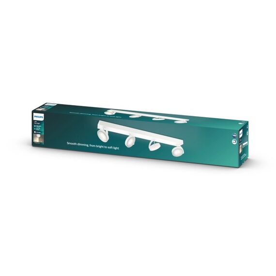 Philips Dimmbare LED Clockwork Decken-/Wandspot, 4x, 3 image