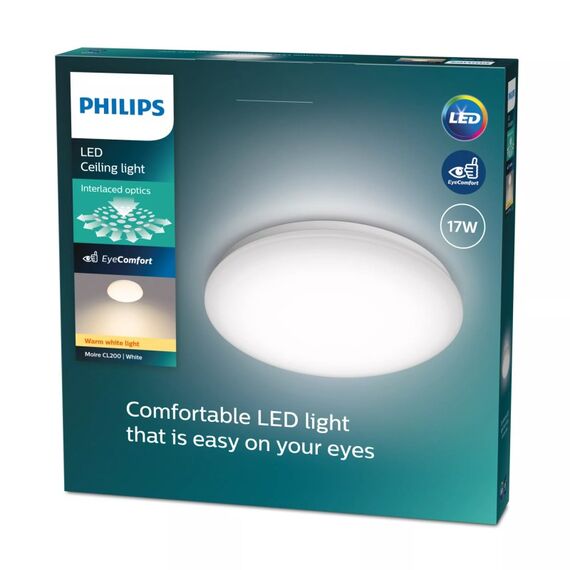 Philips Funktional Moire Deckenleuchte, 17 W, 2 image