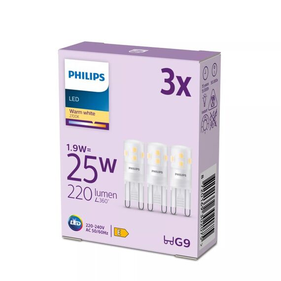 Philips Brenner 25 W G9 G9 x3