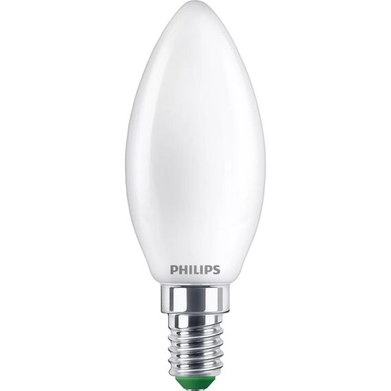 Philips Filament-Kerzenlampe, Milchglas, 40W, B35, E14 x2
