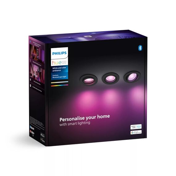 Philips Hue White and Color ambiance 3er-Pack Centura Einbauspot, 2 image